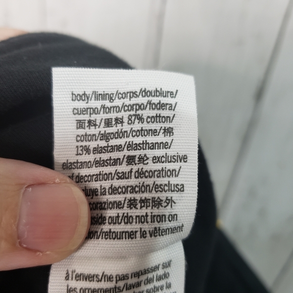 Victoria's Secret Pink Black Rainbow Stripe Croppe - Picture 9 of 10